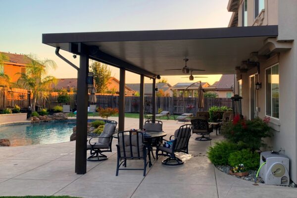 Extruded Aluminum Frame Insulated Roof Patio Cover, Roseville, CA