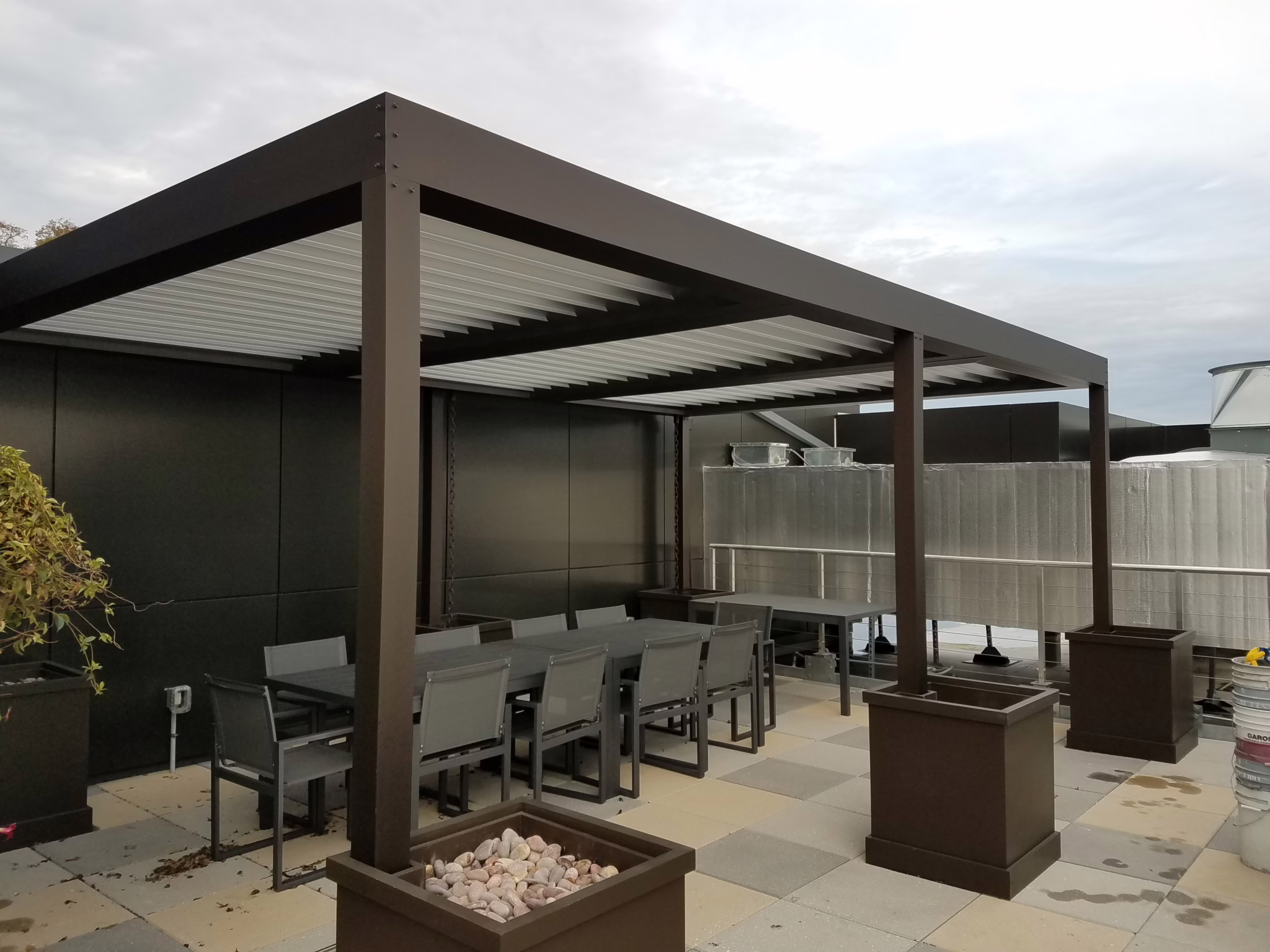 Apollo Louvered Roof System Patio cover installed in Galt, CA